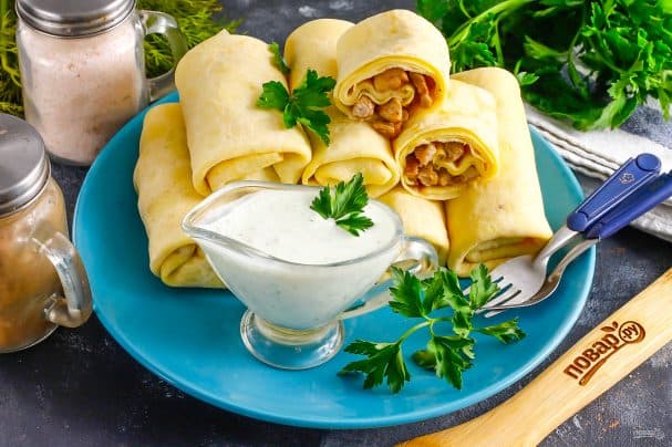 Соус к блинчикам с мясом