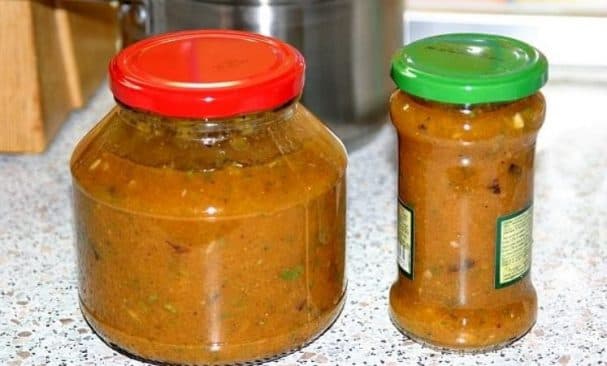 Apricot tkemali sauce