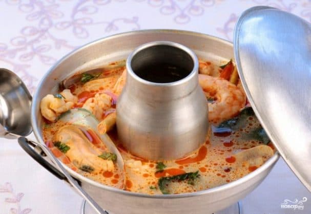 Суп с кокосовым молоком