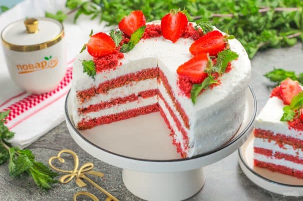 Торт на кефире