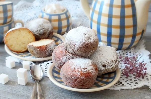 Творожные пончики