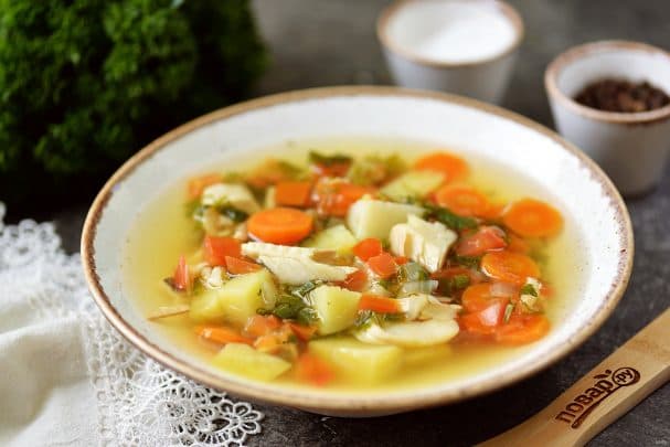 Уха з замороженої риби