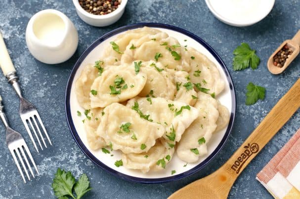 Варэнікі на кефіры без яек