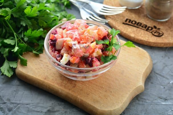 Вінегрэт з яйкам