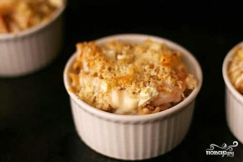 Baked Pasta with Feta Cheese and Shrimp